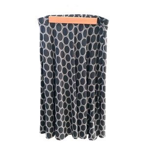 Black and tan geometric print skirt. Size medium.